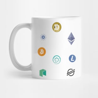 Cryptocurrency Logos Mug